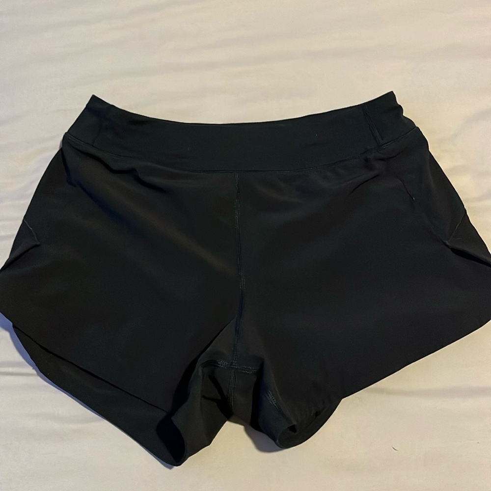 Athleta girls large black shorts